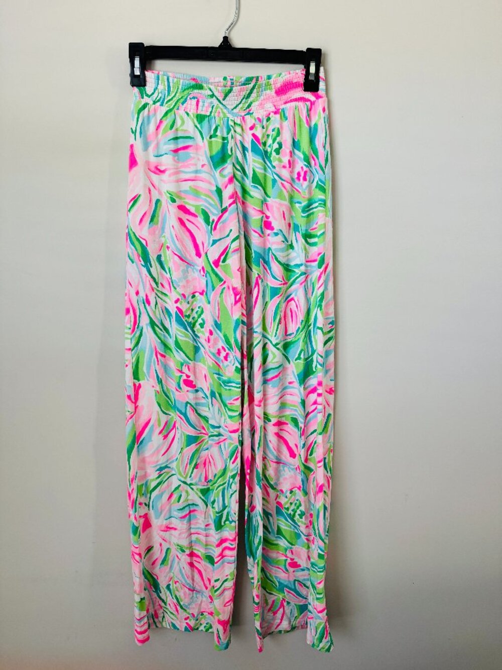 Lilly Pulitzer Lorena Breezy Palazzo Pants Stretch Pajama Casual Womens XS Pink